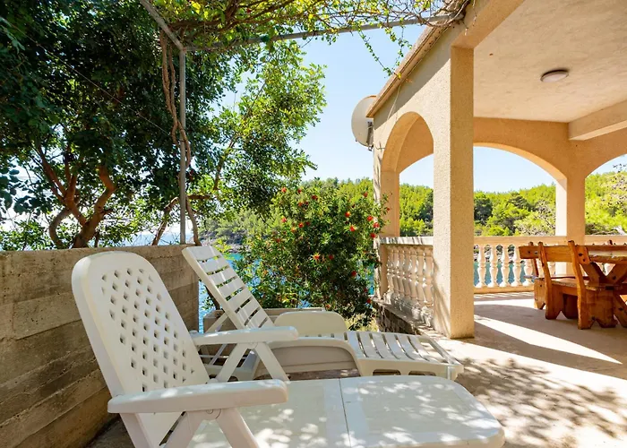 Apartments By The Sea Cove Zaglav, Korcula - 12208 *